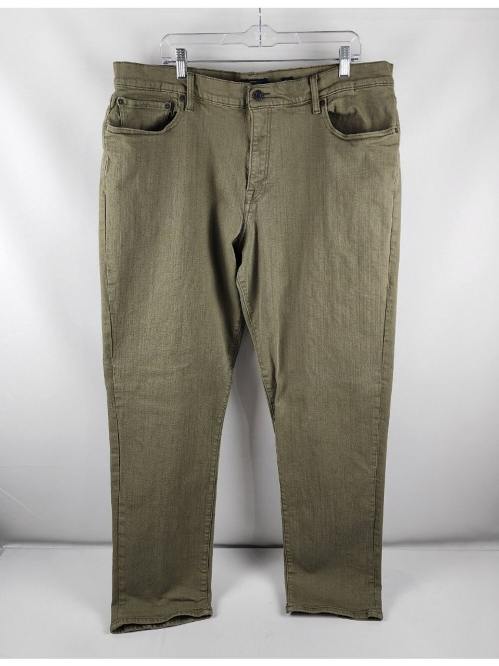 Lucky Brand Jeans Mens 40x32 Green 410 Athletic Slim Fit Denim